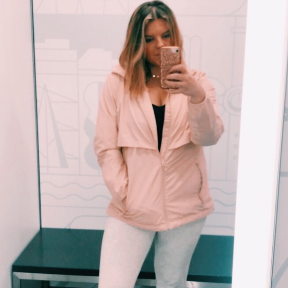 Light Pink Rain Jacket